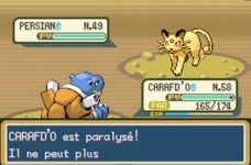 une photo d'Ã©cran de Pokemon Vert Feuille sur Nintendo Game Boy Advance